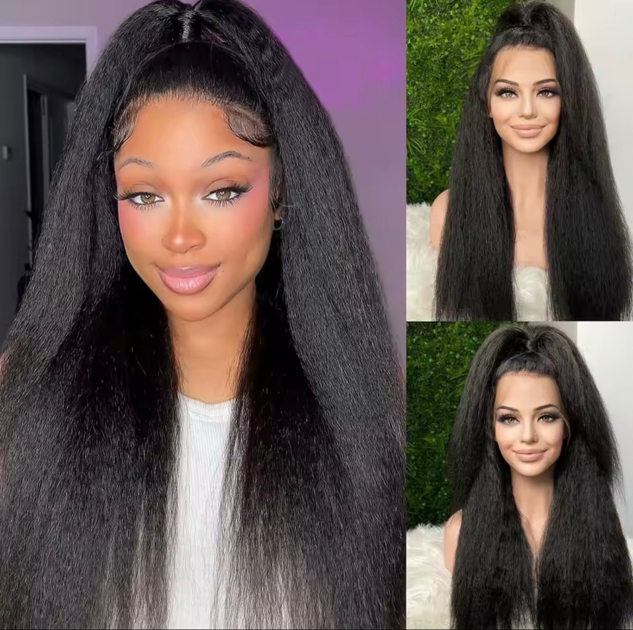 Perruque Lace Front sans colle