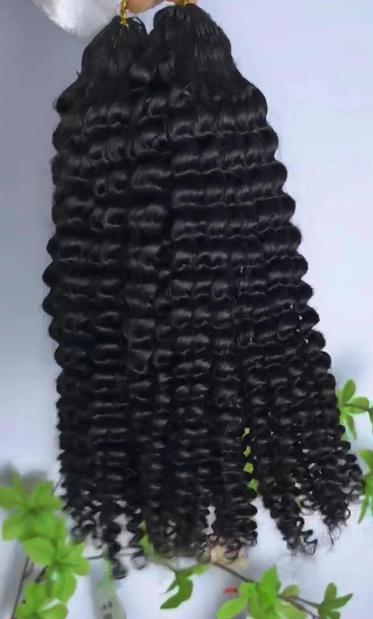 crochet effet plume, 14 pouces